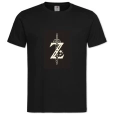 TThe Legend Of Zelda Logo 2 -shirt with Print The Legend Of Zelda Logo 2 - 2XL black