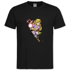 TThe Legend Of Zelda Hero Magic -shirt with Print The Legend Of Zelda Hero Magic - 2XL black