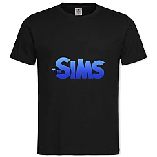 TThe Sims Blue Logo -shirt with Print The Sims Blue Logo - 2XL black