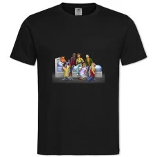 TThe Sims Cute Heroes -shirt with Print The Sims Cute Heroes - 2XL black