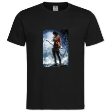 TTomb Raider Lara Croft Girl -shirt with Print Tomb Raider Lara Croft Girl - 2XL black
