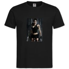 TTomb Raider Lara Croft Strong Hero -shirt with Print Tomb Raider Lara Croft Strong Hero - 2XL black