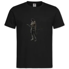TTomb Raider Hero Girl Lara Croft -shirt with Print Tomb Raider Hero Girl Lara Croft - 2XL black