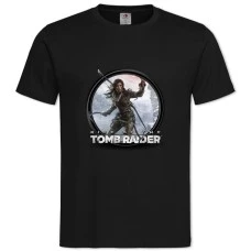 TTomb Raider Logo Print -shirt with Print Tomb Raider Logo Print - 2XL black