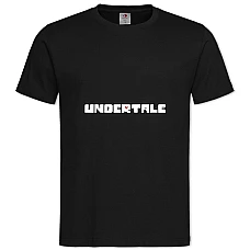 TUndertale Logo -shirt with Print Undertale Logo - 2XL black