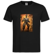 TWarframe Creature Print -shirt with Print Warframe Creature Print - 2XL black