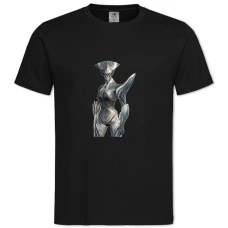 TWarframe Hero Print Theme -shirt with Print Warframe Hero Print Theme - 2XL black