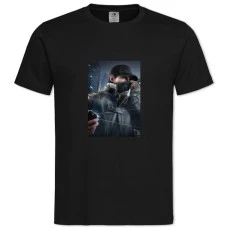 TWatch Dogs Hero Print -shirt with Print Watch Dogs Hero Print - 2XL black