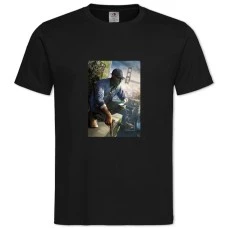 TWatch Dogs Theme Hero Print -shirt with Print Watch Dogs Theme Hero Print - 2XL black