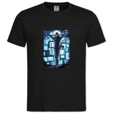 TWatch Dogs Theme Print Hero -shirt with Print Watch Dogs Theme Print Hero - 2XL black