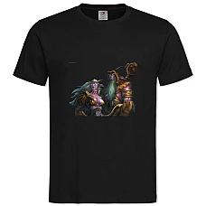 TWorld Of Warcraft Heroes -shirt with Print World Of Warcraft Heroes - 2XL black