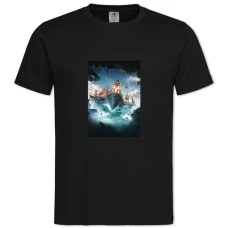 TWorld Of Warships Cute Print -shirt with Print World Of Warships Cute Print - 2XL black