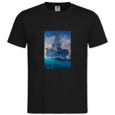TWorld Of Warships Boat Print -shirt with Print World Of Warships Boat Print - 2XL black