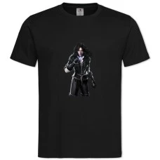 TThe Witcher Yennefer Of Vengerberg -shirt with Print The Witcher Yennefer Of Vengerberg - 2XL black