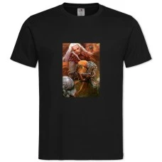 TThe Witcher Battle -shirt with Print The Witcher Battle - 2XL black