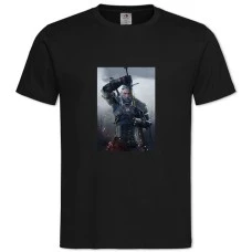 TThe Witcher Geralt Of Rivia Hero -shirt with Print The Witcher Geralt Of Rivia Hero - 2XL black