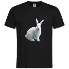 TWhite Rabbit -shirt with Print White Rabbit - 2XL black