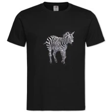 TZebra Walks -shirt with Print Zebra Walks - 2XL black