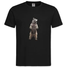 TWhite Bear Stands -shirt with Print White Bear Stands - 2XL black