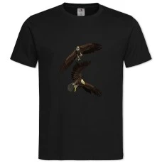 TTwo Eagles Fly -shirt with Print Two Eagles Fly - 2XL black