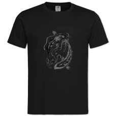 TYin And Yang -shirt with Print Yin And Yang - 2XL black