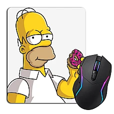 Mouse pad with print The Simpsons Homer With Donut