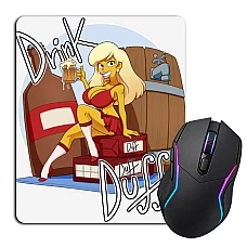 Mouse pad with print The Simpsons Drink Duff