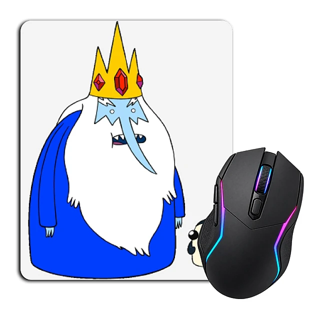 Mouse pad with print Adventure Time Ice King With Penguins