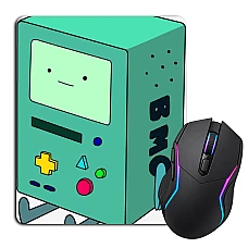 Mouse pad with print Adventure Time Beemo