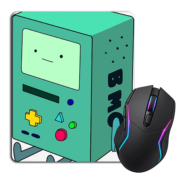 Mouse pad with print Adventure Time Beemo