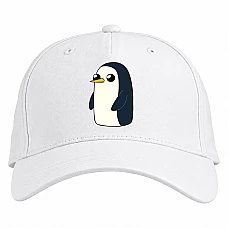 Baseball cap with Print Adventure Time Penguin - white