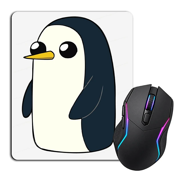 Mouse pad with print Adventure Time Penguin