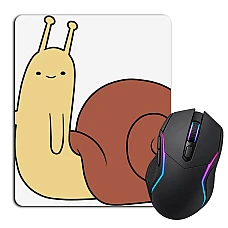 Mouse pad with print Adventure Time Snail