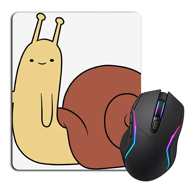 Mouse pad with print Adventure Time Snail