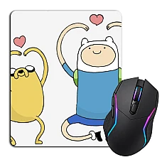 Mouse pad with print Adventure Time Finn And Jake