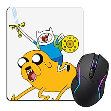 Mouse pad with print Adventure Time Jake And Finn
