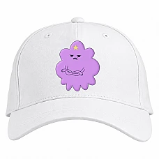 Baseball cap with Print Adventure Time Lumpy Space Princess - white