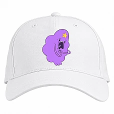 Baseball cap with Print Adventure Time Scary Lumpy Space Princess - white