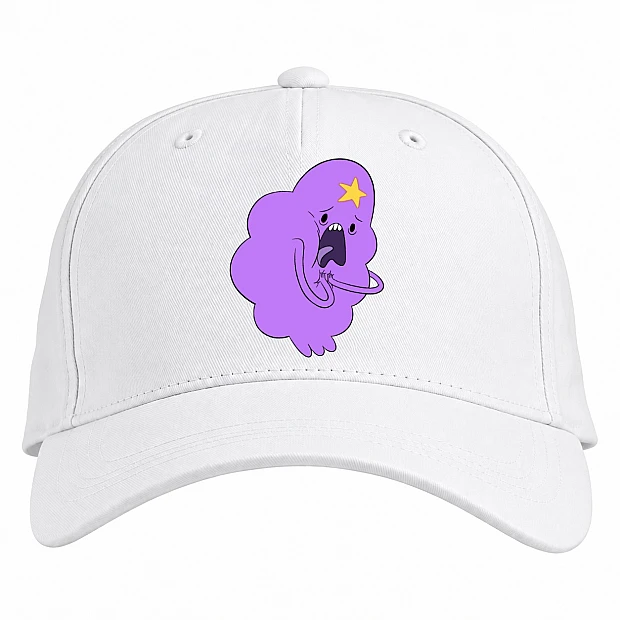 Baseball cap with Print Adventure Time Scary Lumpy Space Princess - white