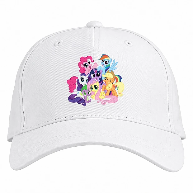 Baseball cap with Print My Little Pony Heroes - white