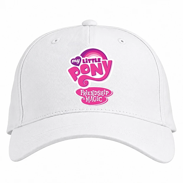 Baseball cap with Print My Little Pony Friendship Is Magic - white