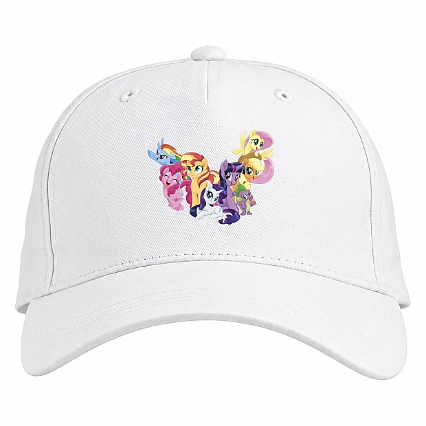 Baseball cap with Print My Little Pony Universe - white