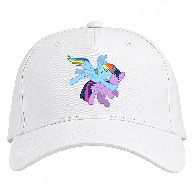 Baseball cap with Print My Little Pony Friendly Pony - white