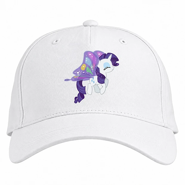 Baseball cap with Print My Little Pony Rarity - white