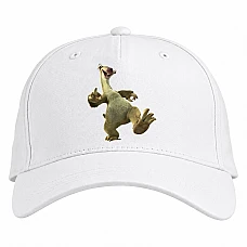 Baseball cap with Print Ice Age Sid The Sloth - white