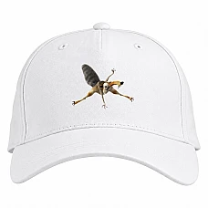 Baseball cap with Print Ice Age Scrat Squirrel - white