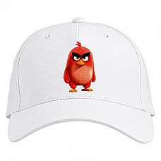 Baseball cap with Print Angry Birds Red Bird - white