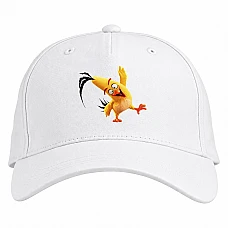 Baseball cap with Print Angry Birds Yellow Bird - white