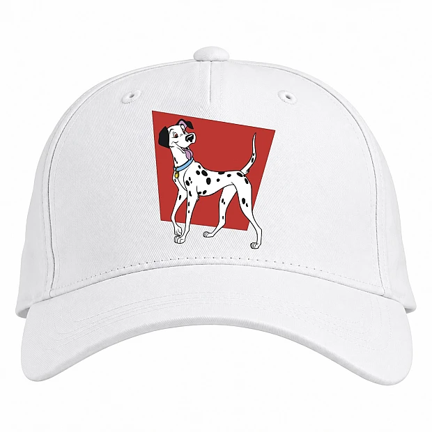 Baseball cap with Print 101 Dalmatians Adult Dogs - white