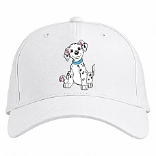 Baseball cap with Print 101 Dalmatians Funny Puppy - white
